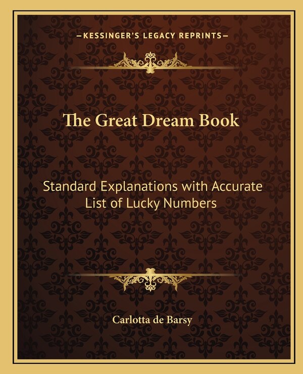 The Great Dream Book by Carlotta De Barsy, Paperback | Indigo Chapters