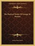 The Poetical Works Of George M. Horton by George Moses Horton, Paperback | Indigo Chapters