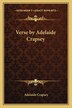 Verse by Adelaide Crapsey, Paperback | Indigo Chapters