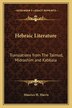 Hebraic Literature by Maurice H Harris, Paperback | Indigo Chapters