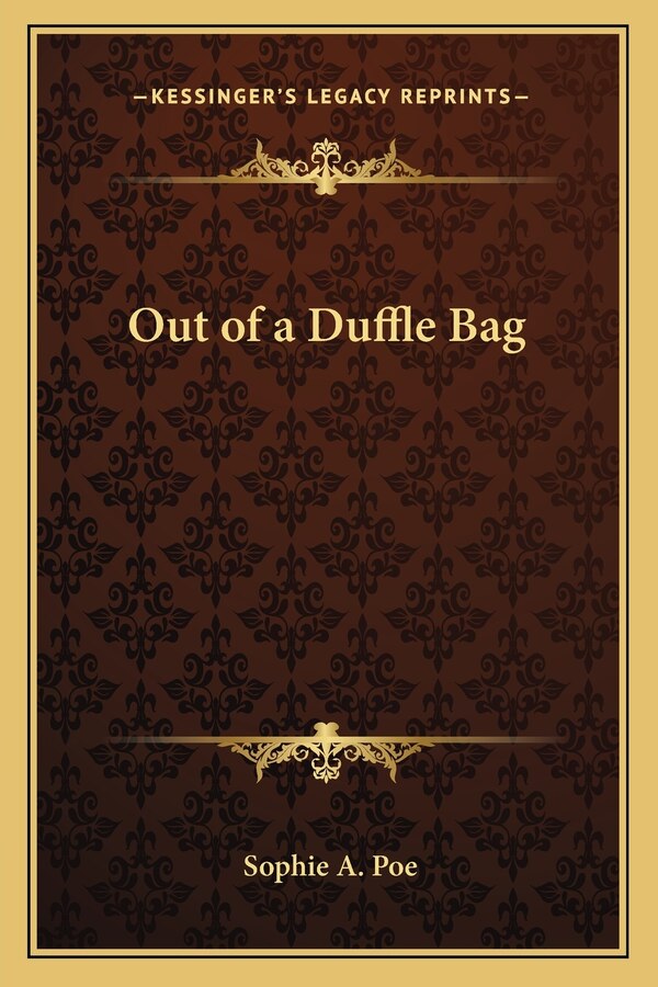 Out of a Duffle Bag by Sophie a Poe, Paperback | Indigo Chapters