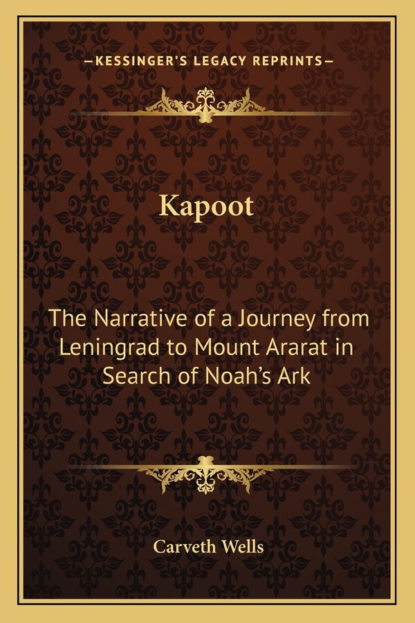 Kapoot by Carveth Wells, Paperback | Indigo Chapters