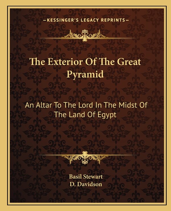 The Exterior Of The Great Pyramid by Basil Stewart, Paperback | Indigo Chapters