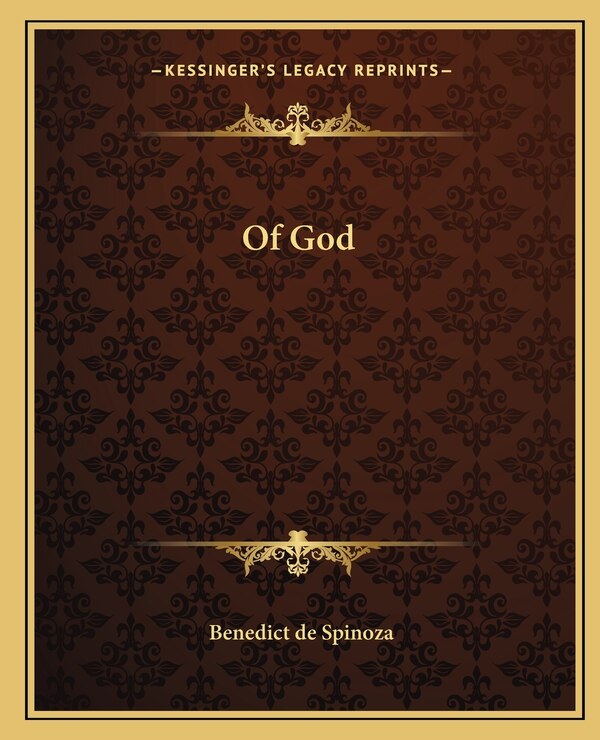 Of God by Benedict De Spinoza, Paperback | Indigo Chapters