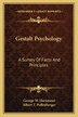 Gestalt Psychology by George W Hartmann, Paperback | Indigo Chapters