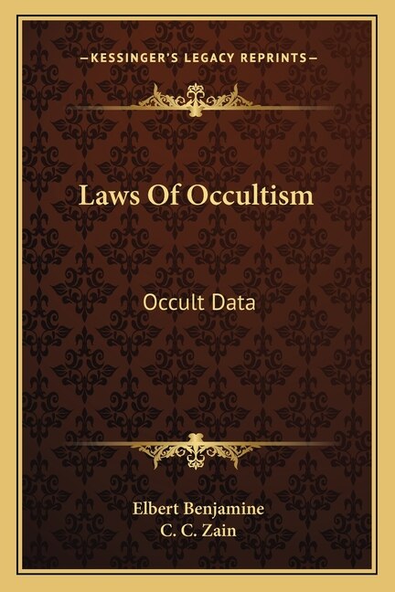 Laws of Occultism by Elbert Benjamine, Paperback | Indigo Chapters