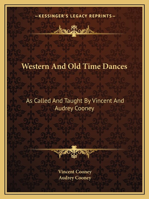 Western And Old Time Dances by Vincent Cooney, Paperback | Indigo Chapters
