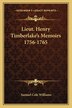 Lieut. Henry Timberlake's Memoirs 1756-1765 by Samuel Cole Williams, Paperback | Indigo Chapters