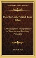 How to Understand Your Bible by Manly P Hall, Hardcover | Indigo Chapters
