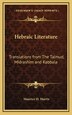 Hebraic Literature by Maurice H Harris, Hardcover | Indigo Chapters