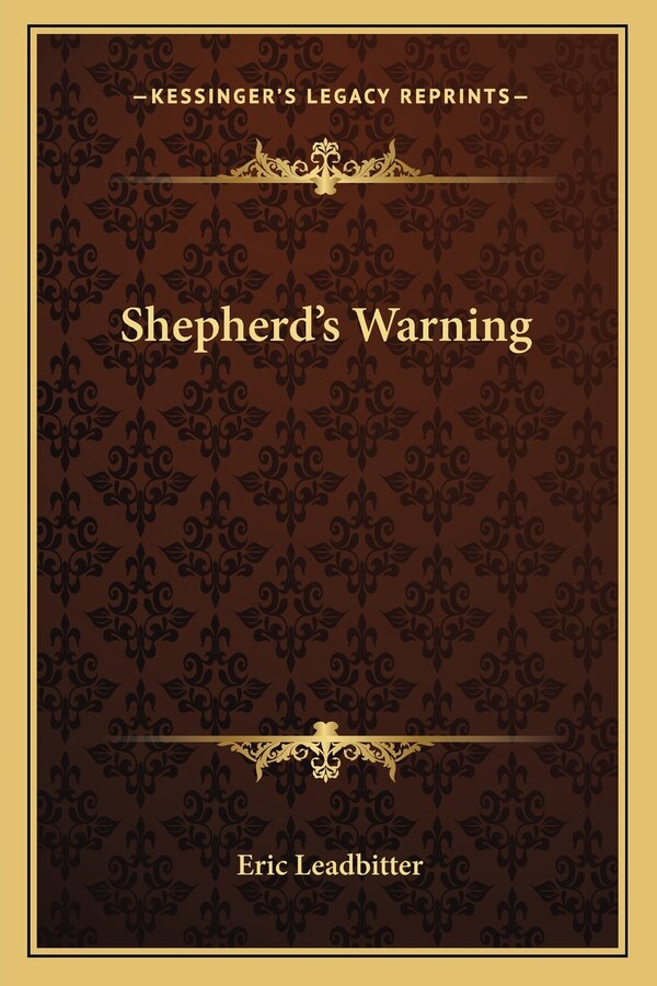 Shepherd's Warning by Eric Leadbitter, Paperback | Indigo Chapters