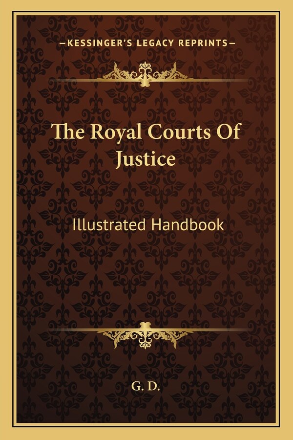 The Royal Courts Of Justice by G G D, Paperback | Indigo Chapters