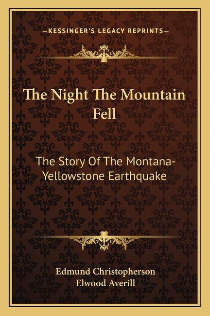 The Night The Mountain Fell by Edmund Christopherson, Paperback | Indigo Chapters