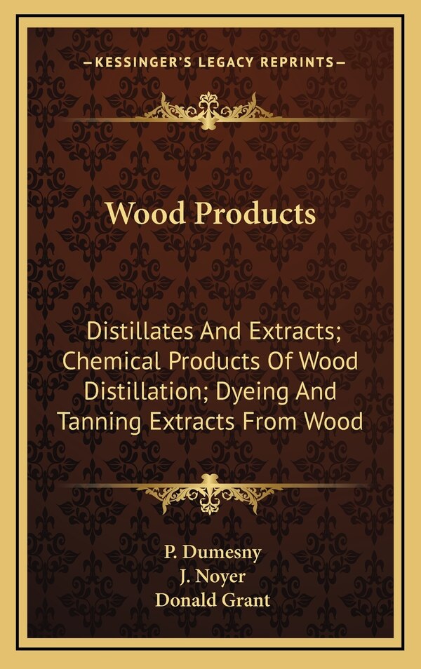Wood Products by P Dumesny, Hardcover | Indigo Chapters