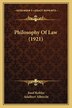 Philosophy Of Law (1921) by Josef Kohler, Paperback | Indigo Chapters