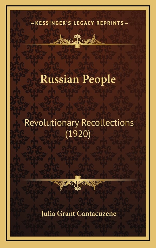 Russian People by Julia Grant Cantacuzene, Hardcover | Indigo Chapters