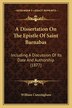 A Dissertation On The Epistle Of Saint Barnabas by William Cunningham, Paperback | Indigo Chapters