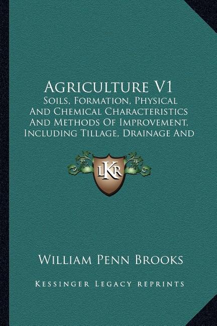 Agriculture V1 by William Penn Brooks, Paperback | Indigo Chapters