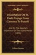 Dissertation On St. Paul's Voyage From Caesarea To Puteoli by William Falconer, Paperback | Indigo Chapters