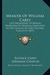 Memoir Of William Carey by Eustace Carey, Paperback | Indigo Chapters