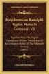 Polychronicon Ranulphi Higden Monachi Cestrensis V1 by Churchill Babington, Paperback | Indigo Chapters