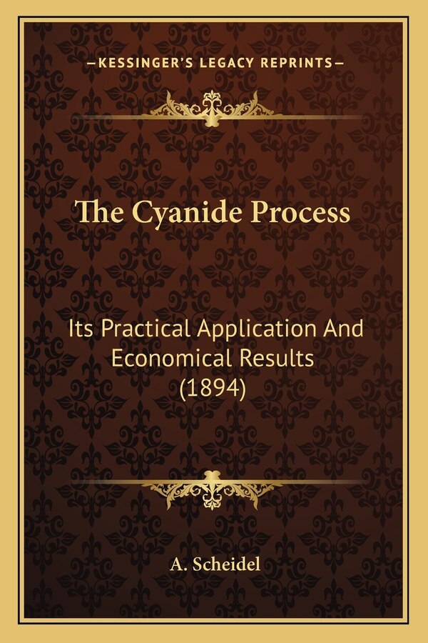 The Cyanide Process by A Scheidel, Paperback | Indigo Chapters
