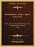 Westmoreland County Virginia 1653-1912 by Lawrence Washington, Paperback | Indigo Chapters