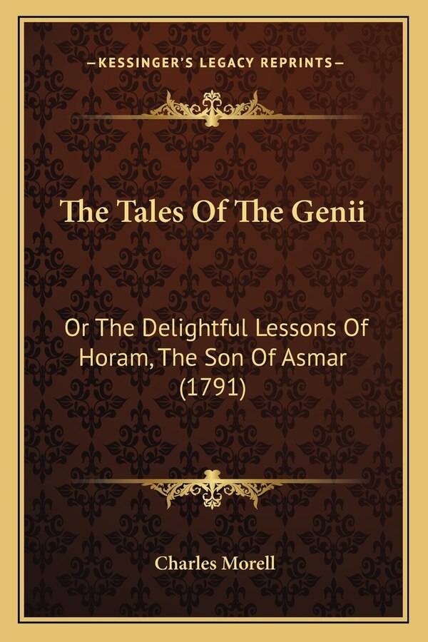The Tales Of The Genii by Charles Morell, Paperback | Indigo Chapters