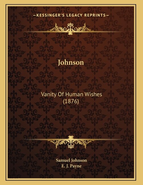 Johnson by Samuel Johnson, Paperback | Indigo Chapters