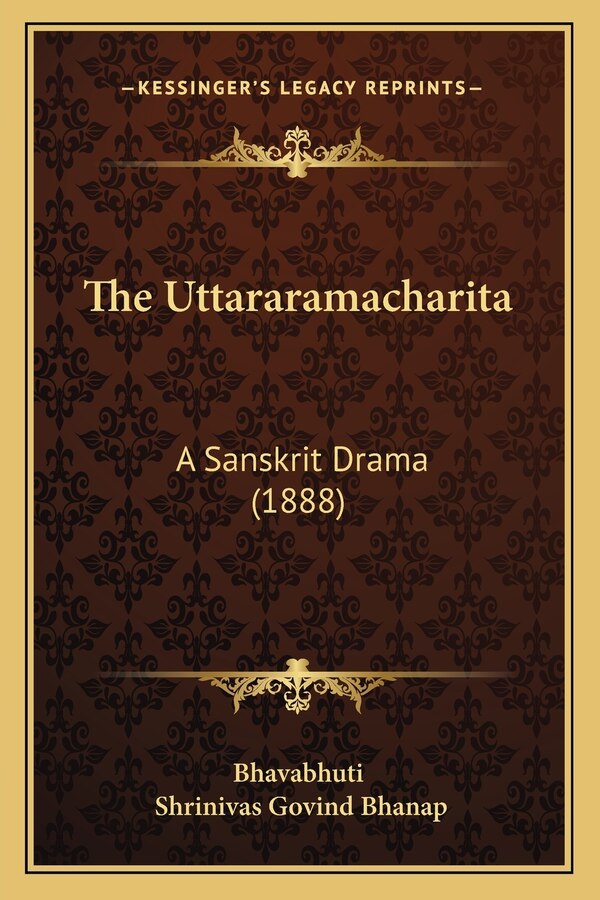 The Uttararamacharita by Bhavabhuti, Paperback | Indigo Chapters