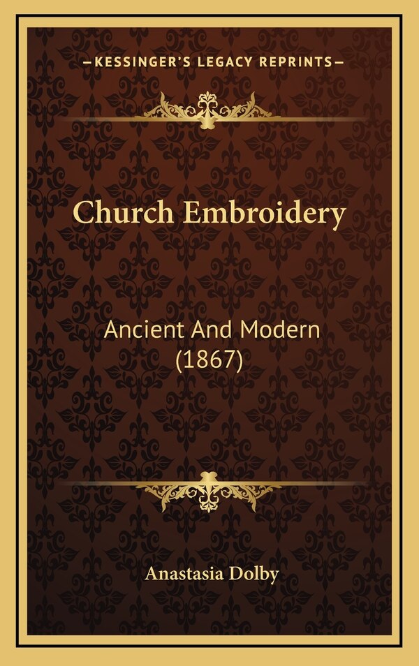 Church Embroidery by Anastasia Dolby, Hardcover | Indigo Chapters