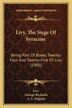 Livy The Siege Of Syracuse by Livy Livy, Paperback | Indigo Chapters