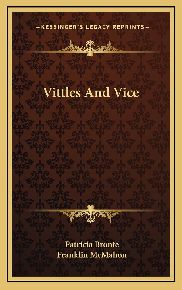 Vittles And Vice by Patricia Bronte, Hardcover | Indigo Chapters