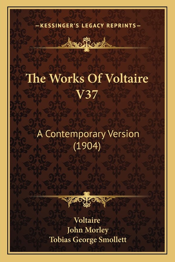 The Works Of Voltaire V37, Paperback | Indigo Chapters