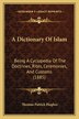 A Dictionary Of Islam by Thomas Patrick Hughes, Paperback | Indigo Chapters