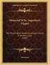Memorial Of St. Augustine's Chapel by Anonymous, Paperback | Indigo Chapters