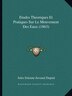 Etudes Theoriques Et Pratiques Sur Le Mouvement Des Eaux (1863) by Jules Etienne Juvenal Dupuit, Paperback | Indigo Chapters