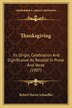 Thanksgiving by Robert Haven Schauffler, Paperback | Indigo Chapters