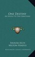 One Destiny by Sholem Asch, Hardcover | Indigo Chapters