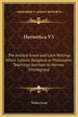 Hermetica V3 by WALTER SCOTT, Hardcover | Indigo Chapters