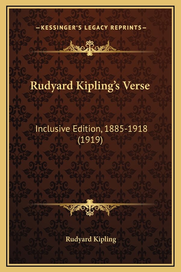 Rudyard Kipling's Verse, Hardcover | Indigo Chapters