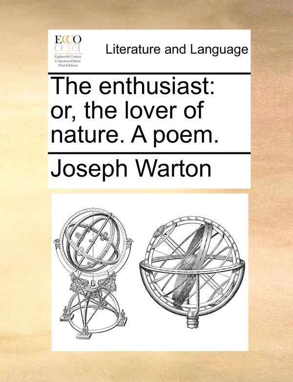 The Enthusiast by Joseph Warton, Paperback | Indigo Chapters