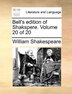 Bell's Edition Of Shakspere. Volume 20 Of 20 by William Shakespeare Paperback | Indigo Chapters