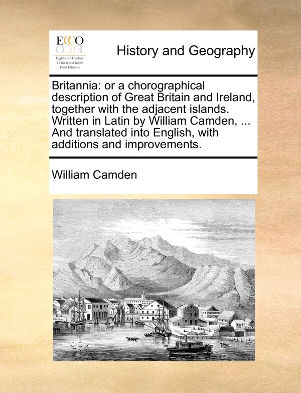Britannia by William Camden, Paperback | Indigo Chapters