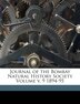 Journal Of The Bombay Natural History Society Volume V. 9 1894-95 by Bombay Bombay Natural History Society, Paperback | Indigo Chapters