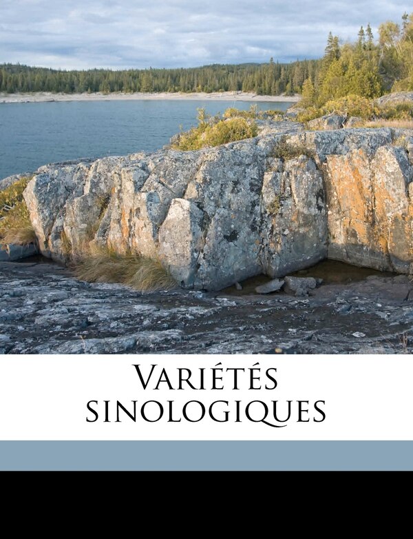 Variétés Sinologiques Volume 08 by Anonymous, Paperback | Indigo Chapters