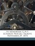 In Memoriam. C.n.t. [charles Nocoll Talbot] November 29 1874 by Anonymous, Paperback | Indigo Chapters