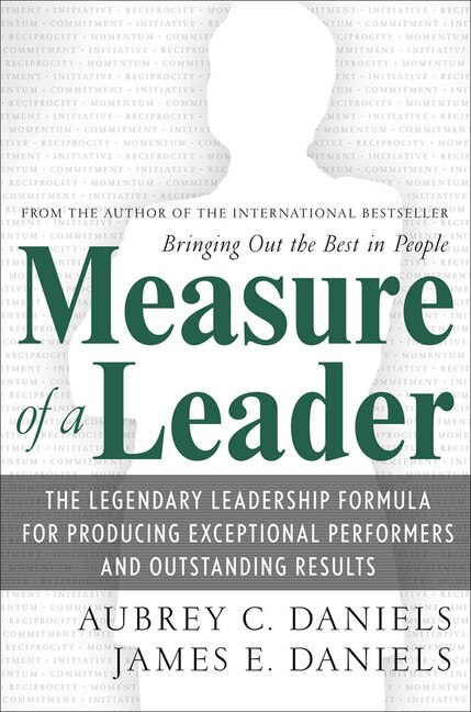 Measure of a Leader (PB) by Aubrey Daniels, Paperback | Indigo Chapters