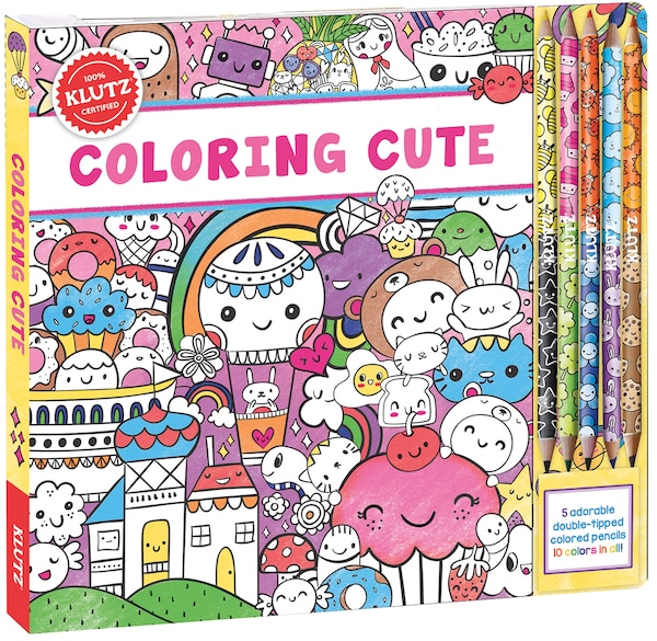 Coloring Cute by Editors of Klutz, Hardcover | Indigo Chapters