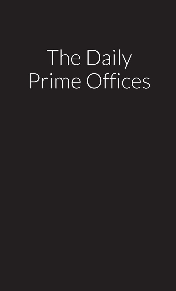 The Daily Prime Offices by Oblsb Brother Martin Andrews, Paperback | Indigo Chapters